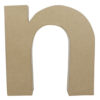 FUNNY LITTLE LETTER N BROWN 5X22X23CM