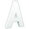 LETTER A WHITE 3X16X20.5CM