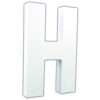 LETTER H WHITE 3X13X20.5CM
