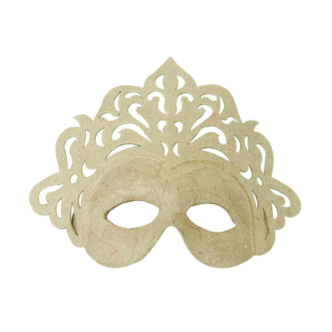 QUEEN MASK BROWN 10X26X21.5CM