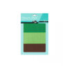 SQUARE STICKERS GREEN/BROWN 0.5CM