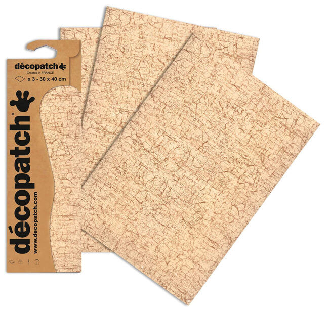DECOUPAGE PRINTED PAPER SHEET BROWN 30X40CM 3PCS