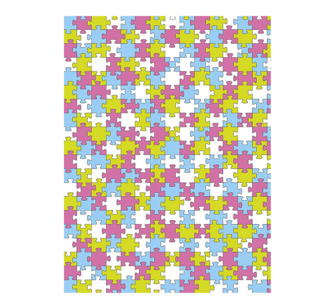 DECOUPAGE PRINTED PAPER SHEET PUZZLE 30X40CM 3PCS