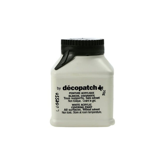 GESSO ACRYLIC COVERING PAINT WHITE 70GR