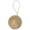 SET OF 2 HANGING BALLS BROWN 9X9X9CM