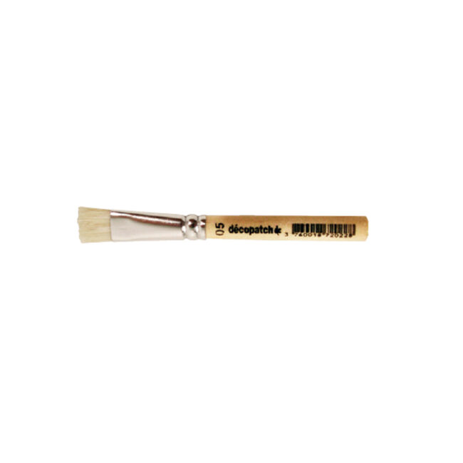 HOG BRISTLE SILK BRUSH N.5 BROWN 9CM