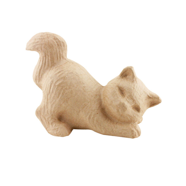 PENSIVE CAT 20X15X10.5CM