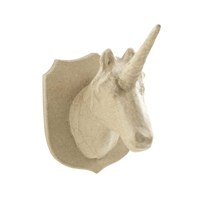 LARGE UNICORN TROPHY 31X25XH35CM