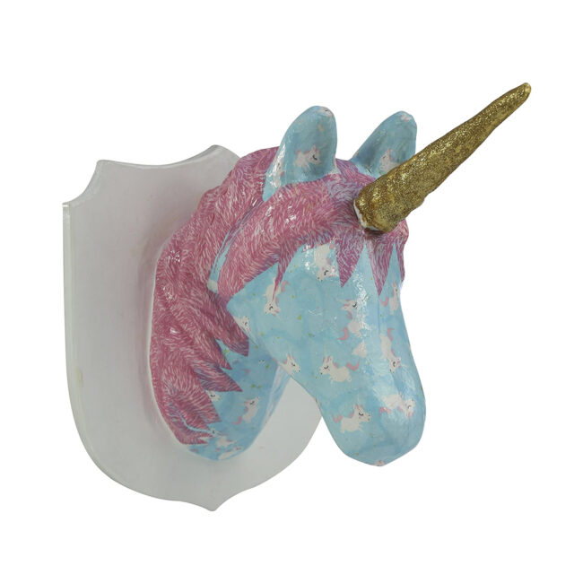 LARGE UNICORN TROPHY 31X25XH35CM - Image 2