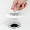 FLEX DRAIN PLUG & HAIR CATCHER WHITE 10.2X2.5CM - Image 3