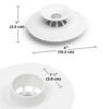 FLEX DRAIN PLUG & HAIR CATCHER WHITE 10.2X2.5CM - Image 5
