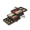 TERRACE JEWELERY TRAY BLACK WALNUT 1.2KG 25X18XH20CM