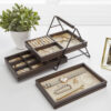 TERRACE JEWELERY TRAY BLACK WALNUT 1.2KG 25X18XH20CM - Image 2