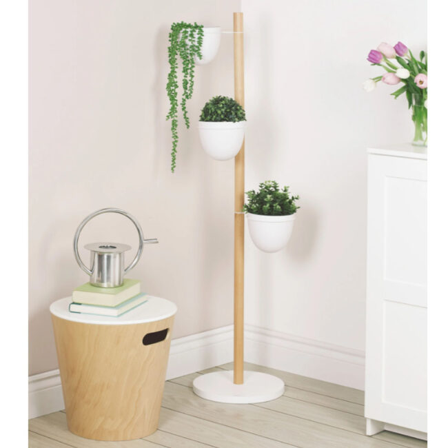 WOODROW STORAGE STOOL WHITE NATURAL 4.3KG 40X28XH41CM - Image 5