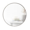 ROUND HUBBA WALL MIRROR METALLIC TITANIUM 2.55X86.35X86.35CM
