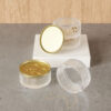 TESORA JEWELERY BOX GLASS BRASS 13X13XH11CM - Image 4