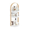 BELLWOOD COSMETIC ORGANIZER WHITE NATURAL 0.6KG 20X20XH50CM - Image 2