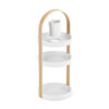 BELLWOOD COSMETIC ORGANIZER WHITE NATURAL 0.6KG 20X20XH50CM