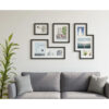 SET OF 4 MINGLE GALLERY PHOTO FRAME BLACK 3KG 69X8XH38CM - Image 2