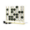 STAX 4 IN A ROW GAME BRASS 32X5XH27CM