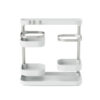 HOLSTER MULTI-LEVEL ORGANIZER WHITE NICKEL 51X16XH32CM
