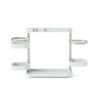 HOLSTER MULTI-LEVEL ORGANIZER WHITE NICKEL 51X16XH32CM - Image 2