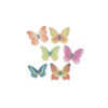 WAFER DECOR BUTTERFLY ASSORTED 7CM
