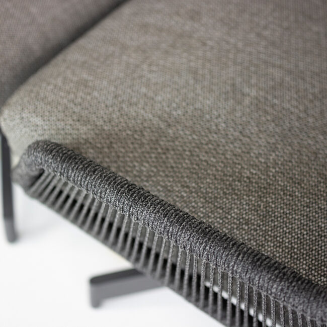 PRIMAVERA ANTHRACITE LIVING CHAIR 79X86X93CM WITH FOOTSTOOL 68X56X46CM - Image 3