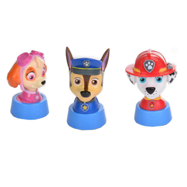 PLASTIC PAW PATROL TOPPERS ASSORTED 3X7CM