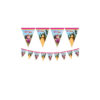 BANNER WITH 9 TRIANGLE FLAGS MASHA & THE BEAR 2.3M - Image 2
