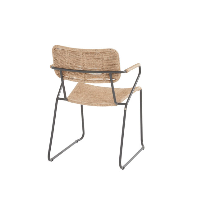 SWING STACKING CHAIR NATURAL 56X62X81CM - Image 3