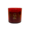 SOY CANDLE 'ME+YOU=LOVE' UNCONDITIONAL SCENT 10X10CM
