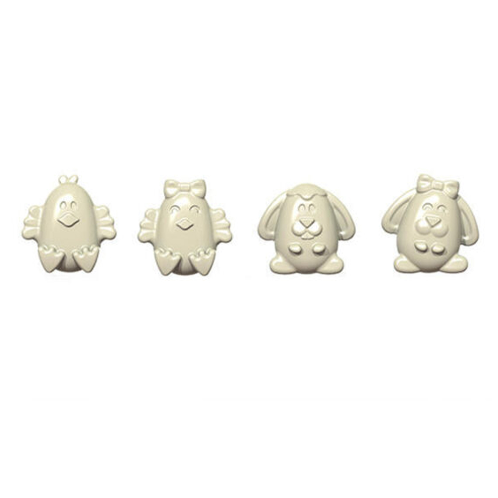 SILICONE MOULD EASTER FRIENDS 104ML 34X34XH18MM