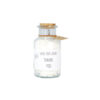 HANDSOAP 'WASH YOUR HANDS THANK YOU' FRESH COTTON SCENT 6.5X13CM