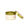 SOY CANDLE 'CONTENT:SUNSHINE' GREEN TEA TIME SCENT 6X4CM