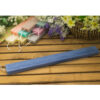 FLAT SCRATCHED RECTANGULAR CANDLE BLUE COLOR/ANTITOBACCO SCENT 3.2X1.5X30CM