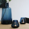 TEALIGHT HOLDER TASMAN EXTRA SMALL SMOCKEY BLUE 13X12CM - Image 2