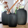 ARTIC SMALL VASE SATIN SEMI-TRANSPARENT GREY - Image 2