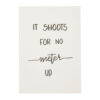 POSTCARD "IT SHOOTS" 14.7X10.4X0.1CM