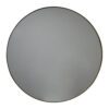 ROUND MIRROR METAL GOLD 60CM