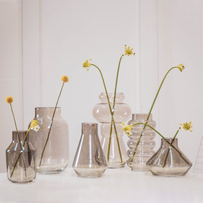 VASE SHINY GRAY 20X20X15CM - Image 3