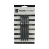 BLACK PENS "FUCK OFF" & "WRITE IT" 4PCS - Image 2