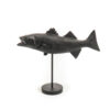 FISH ON A STICK BLACK 27X7.5X23CM
