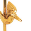 CANDLEHOLDER HUMMINGBIRD GOLD 10X9X29CM - Image 2