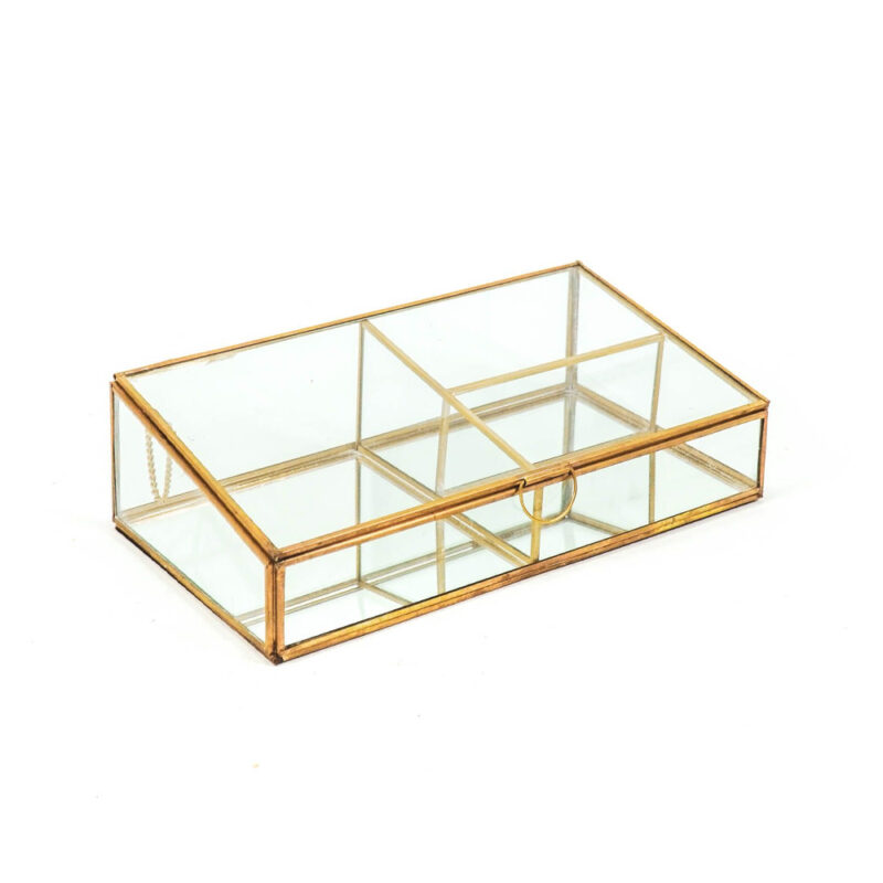 STORAGE BOX GOLD 30X17X8.5CM Pergamos