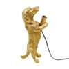 LAMP DOG DACHSHUND GOLD 10X15X38CM - Image 2