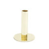 CANDLEHOLDER GOLDEN 8X8X10CM