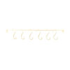 HANGING ROD WITH HOOKS GOLD RACK 50X3.5X4CM