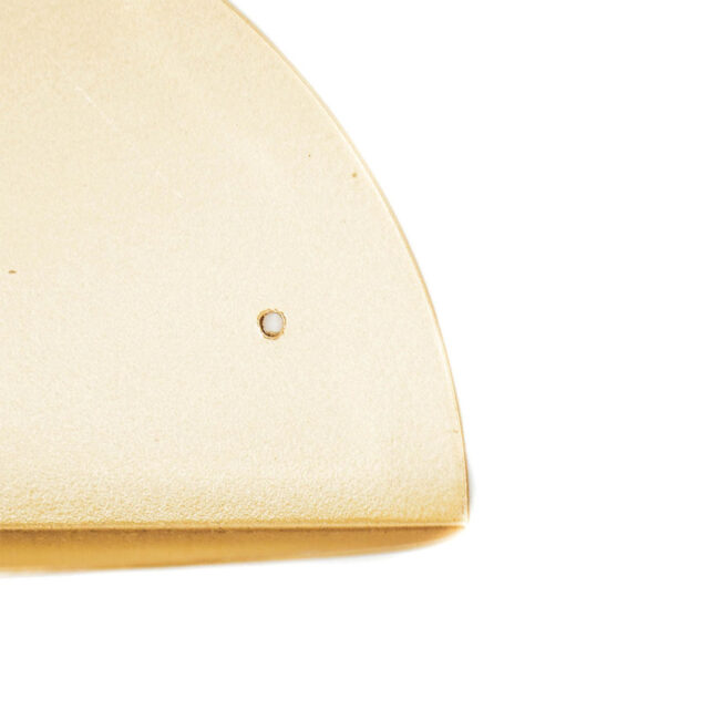 ROUND WALL SHELF GOLD 20X10X10CM - Image 3