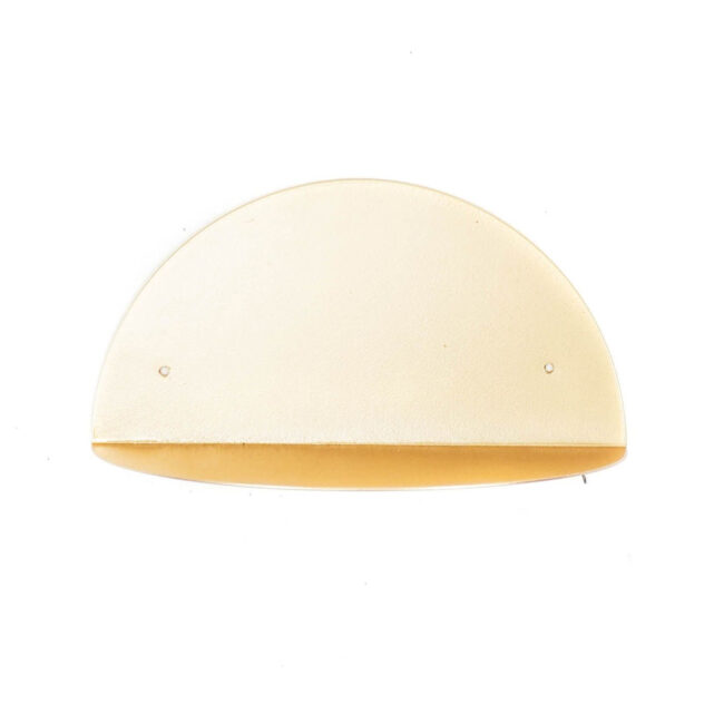ROUND WALL SHELF GOLD 20X10X10CM